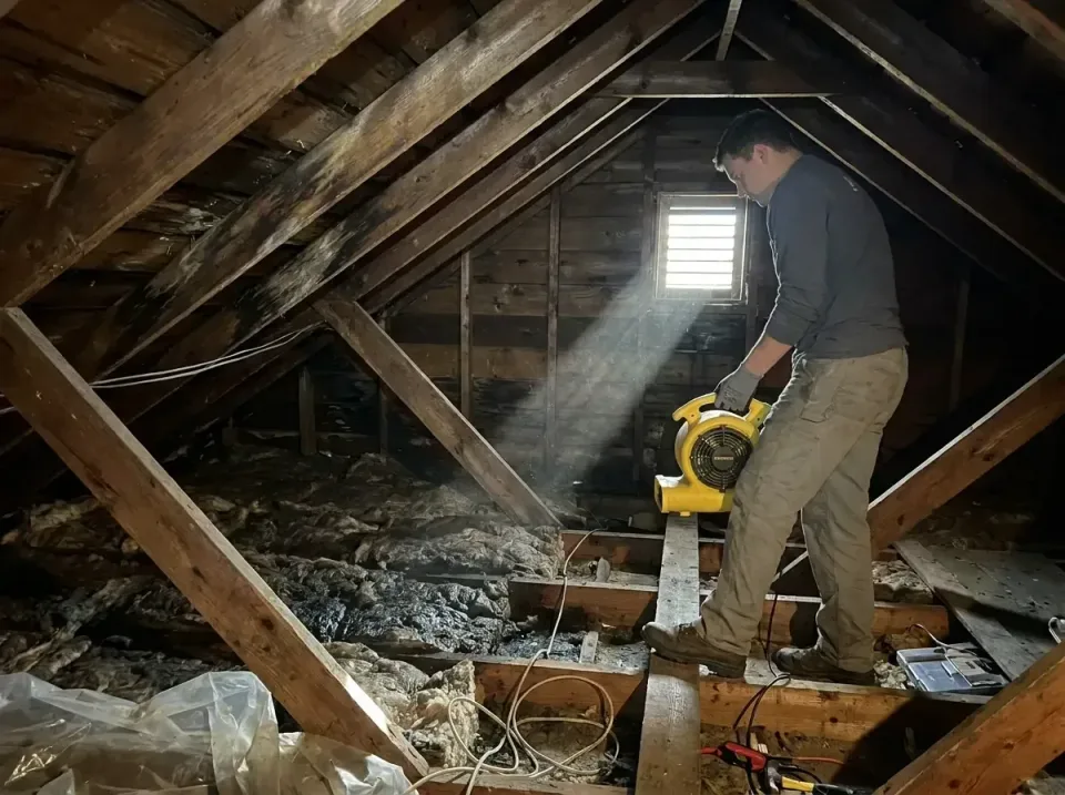 attic-water-damage-drying-proc-007 — frequently asked questions, Emergency Water Extraction & 24/7 Flood Response in Arden-A…